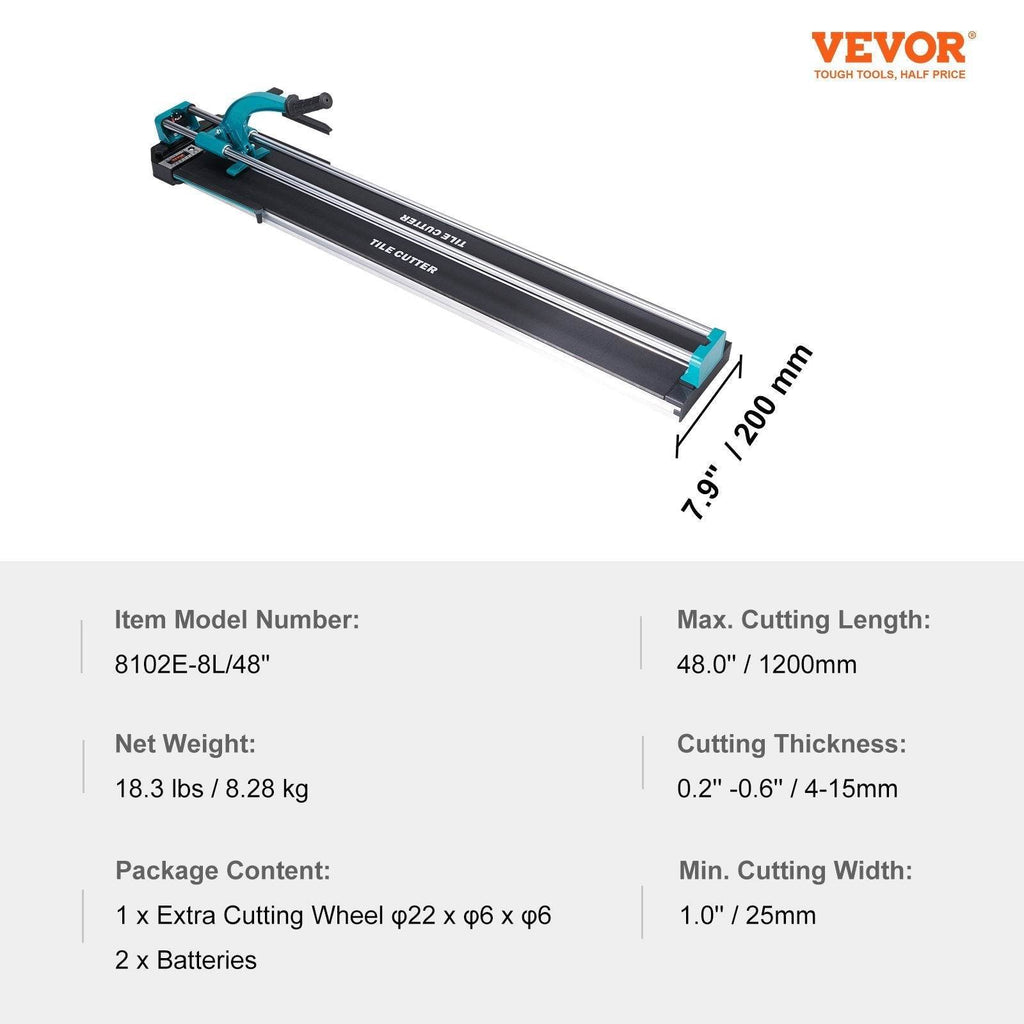 VEVOR Manual Tile Cutter and Shingle cutter High Strength Cutting Wheel - www.Shopthatapp.com