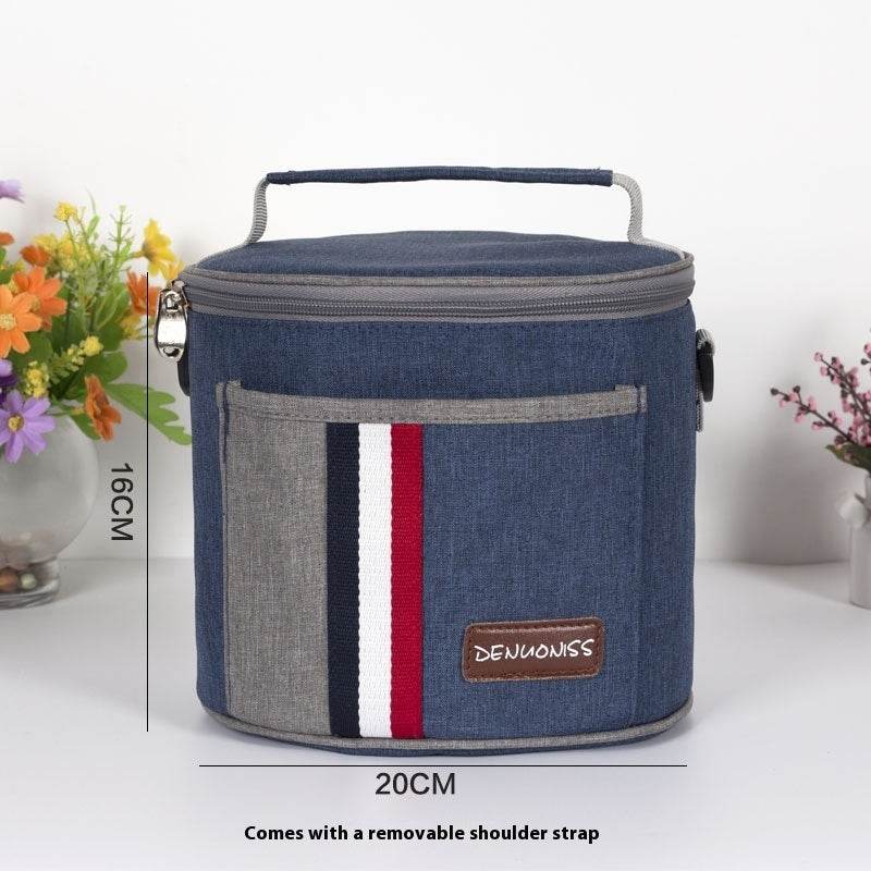 Women Fashion Thermal Insulated Denim Work Lunch Bag - www.Shopthatapp.com
