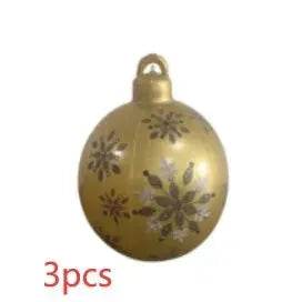 Christmas Ornament Holly Ball Outdoor Tree Decoration Christmas Balls for Yards