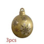 Christmas Ornament Holly Ball Outdoor Tree Decoration Christmas Balls for Yards