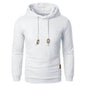 Men's Jacquard Sweatshirt Long-sleeved Hoodie Warm Color  Sports Pullover Top - www.Shopthatapp.com
