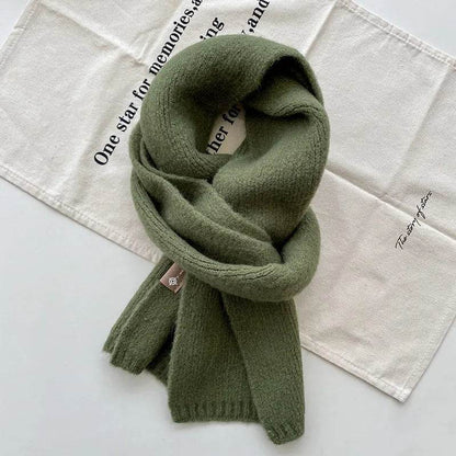 Women's Sweet Version Fleece Solid Scarf Autumn And Winter - www.Shopthatapp.com