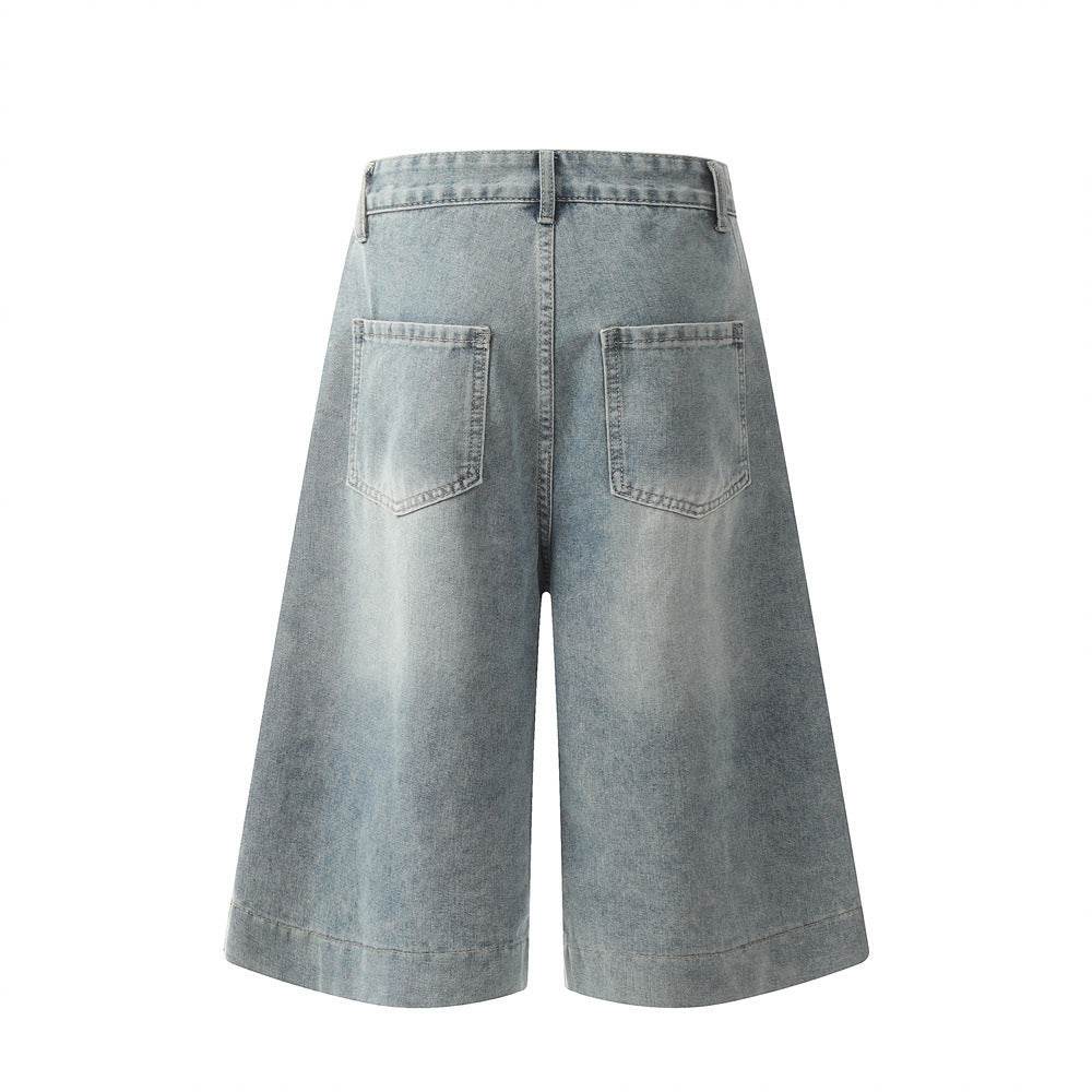 Hand Painted Graffiti Printing Denim Shorts Men Jeans - www.Shopthatapp.com