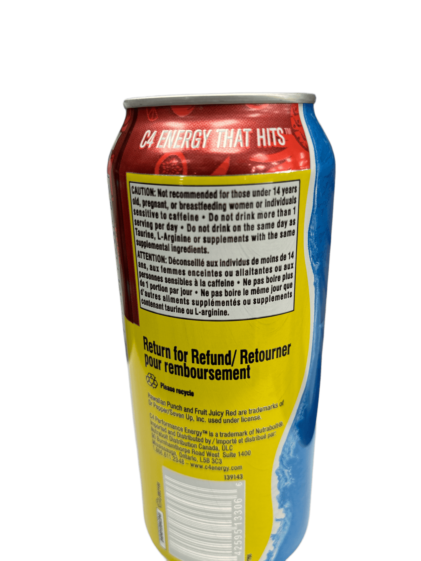 C4 Hawaiian Punch Fruit Juicy Red Energy Drink - www.Shopthatapp.com
