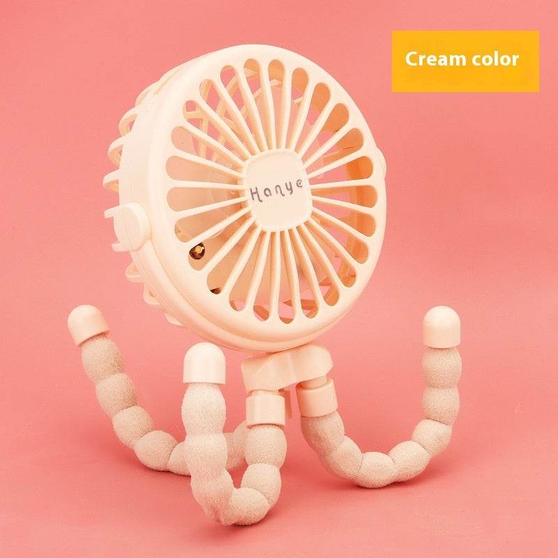 USB Powered summer heat Handheld fan with stand and Night light - www.Shopthatapp.com