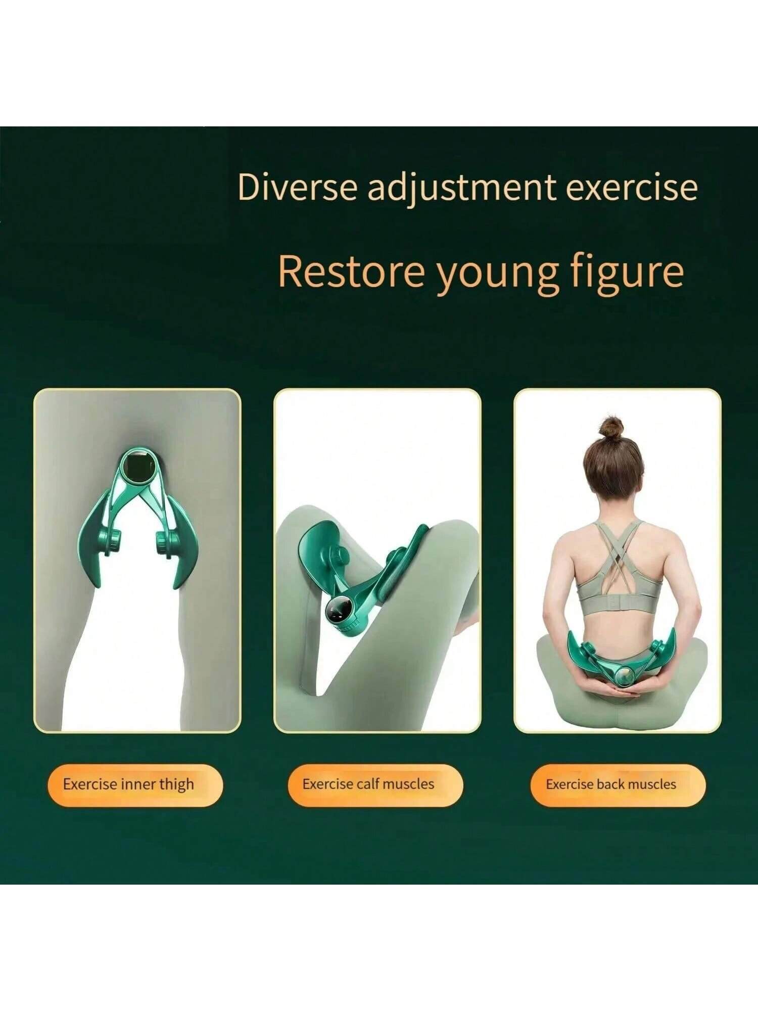 Thigh Master,Inner Thigh Exerciser,Thigh Exerciser Equipment,Pelvic Floor Exercise Devices, Kegel Exerciser For Women With Resistance Band - 3 Strength Levels And LED Counting Display - www.Shopthatapp.com