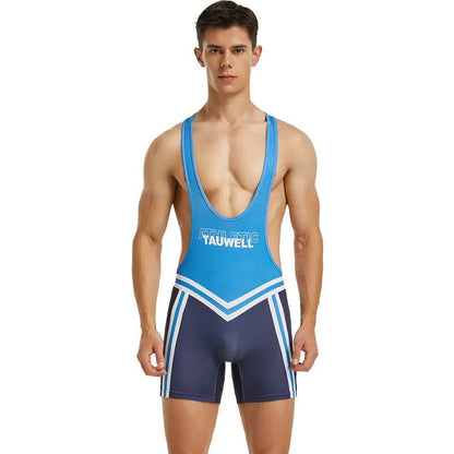 Men's Fitness Swimming Shark Pants Bodysuit Thong - www.Shopthatapp.com