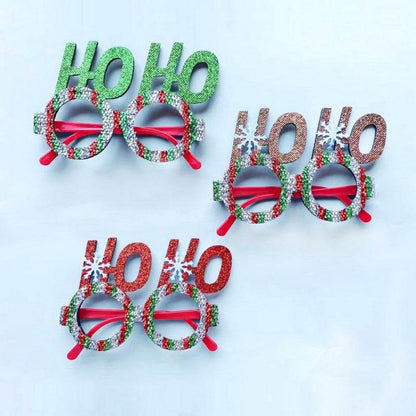 Christmas Creative Party Gathering Dress Up Glasses - www.Shopthatapp.com