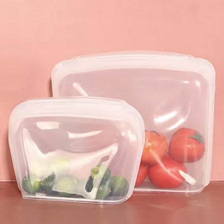 Reusable Silicone Storage Bag Vacuum seal Bag - www.Shopthatapp.com