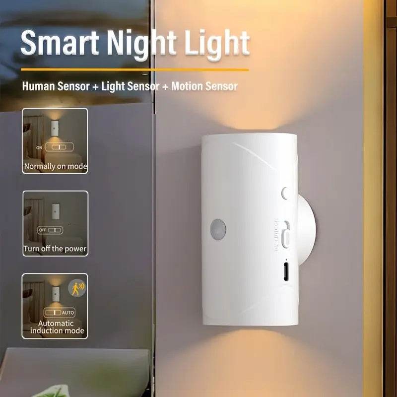 Ambient RGB Gradient Motion sensor LED Night Light - www.Shopthatapp.com