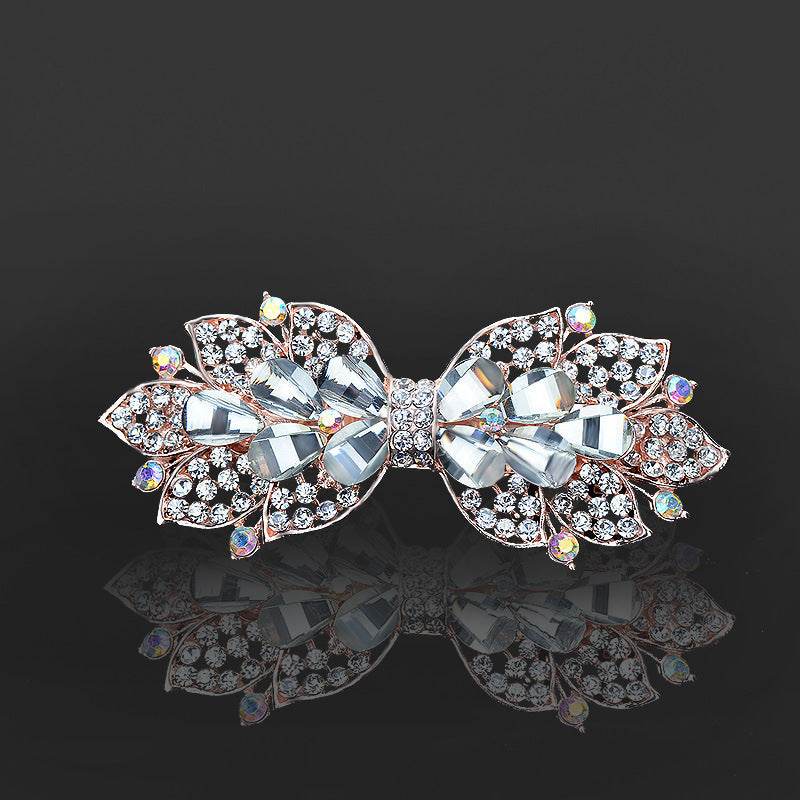 Rhinestone bow hair clip Accessories - www.Shopthatapp.com