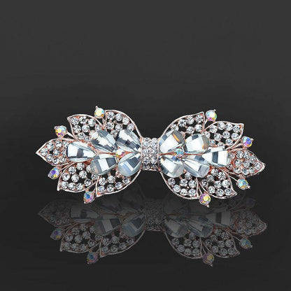Rhinestone bow hair clip Accessories - www.Shopthatapp.com
