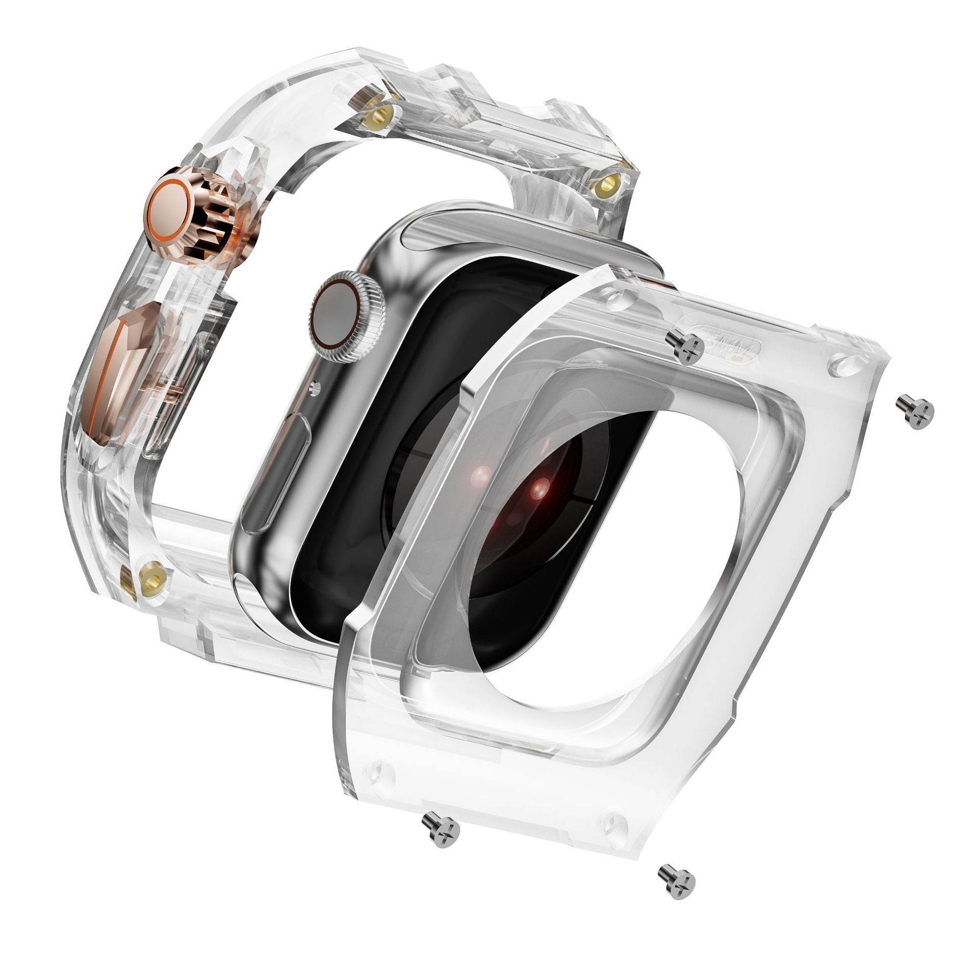 Richard Style Transparent Replacement Watch Case Strap - www.Shopthatapp.com