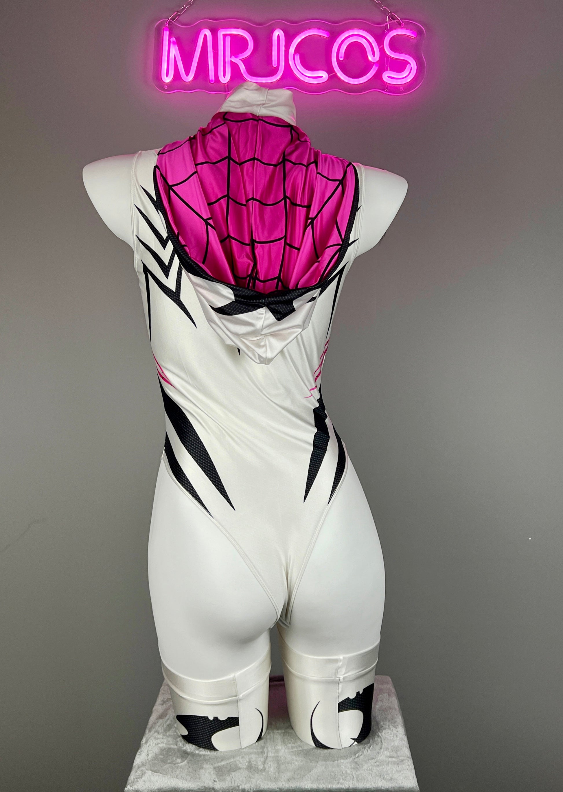 Woman Super Hero Spandex Open Crotch Cosplay Bodysuit Sexy Lingerie - www.Shopthatapp.com