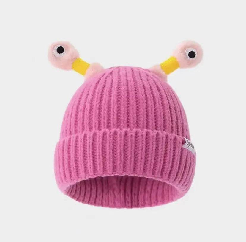 New Cute Luminous Fall Winter Warm Ear Protection Wool Cartoon All-matching Knitted Beanie Hat - www.Shopthatapp.com