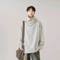 Autumn Winter Oversized Turtleneck Hoodie  Pullover for mens - www.Shopthatapp.com