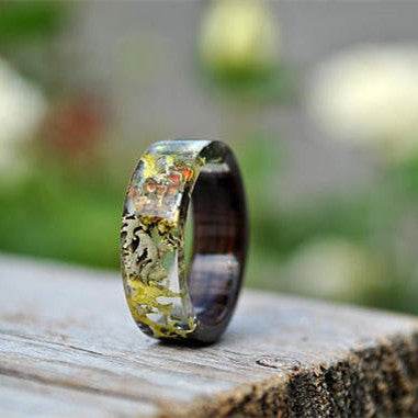 Time Resin Faceted Handmade Personality Ring - www.Shopthatapp.com