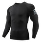 Men's Sports Quick-drying Long sleeve Workout Fitness T-shirt top - www.Shopthatapp.com