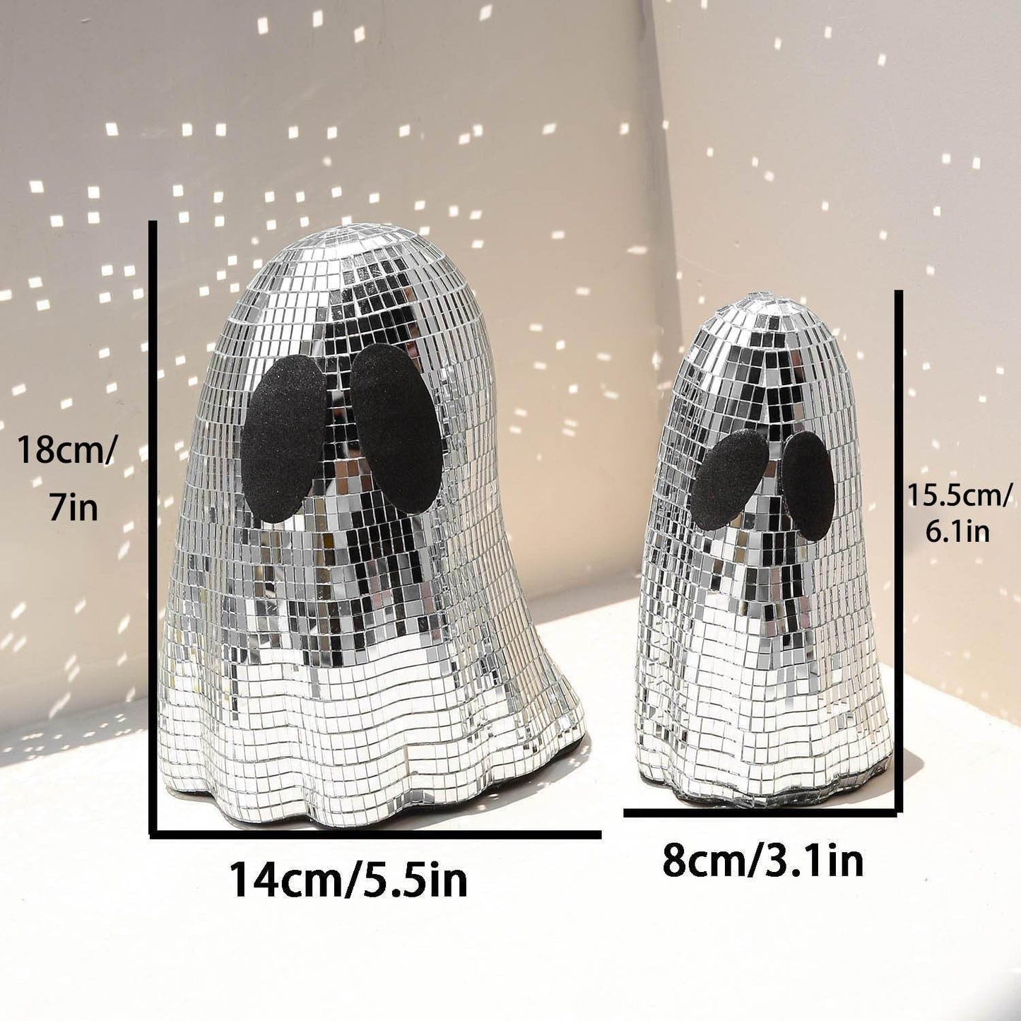 Halloween Diss Cute Mosaic Mirror Patch Decoration Desktop Decoration - www.Shopthatapp.com