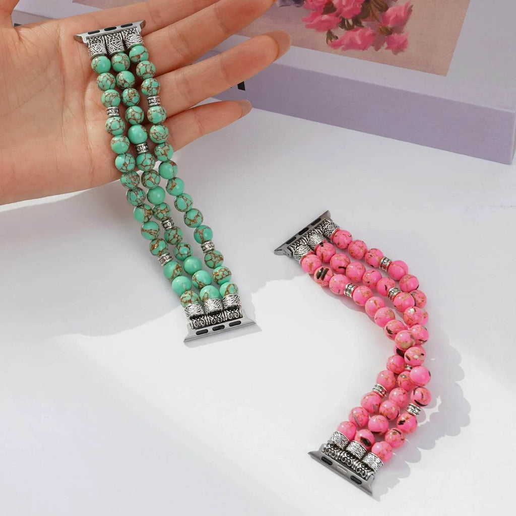 Beaded Bracelet Smart Phone Watch Strap for women - www.Shopthatapp.com