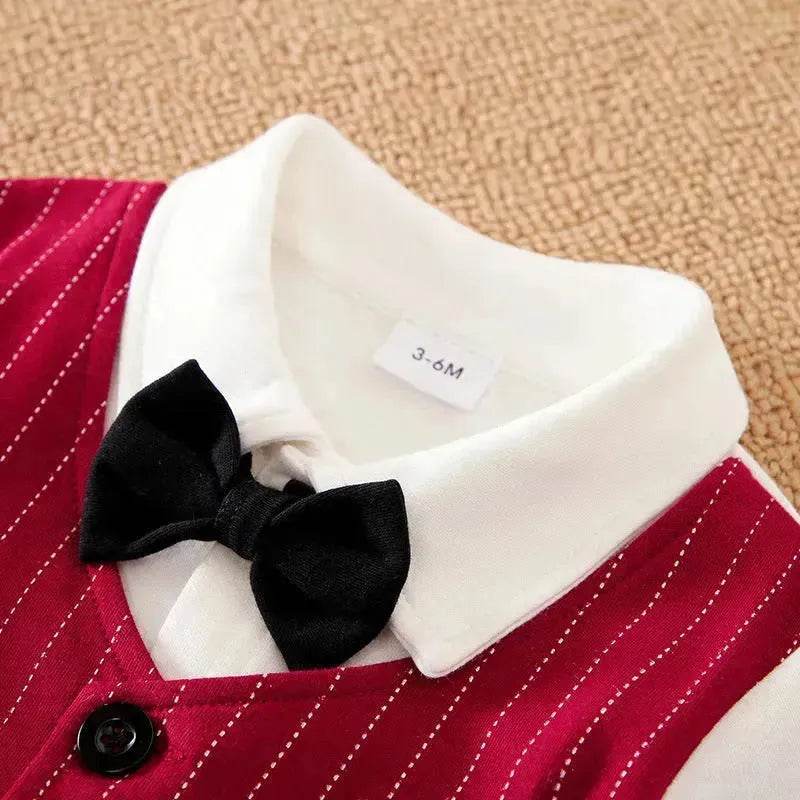 Newborn Baby Boy Gentleman Romper Suit baby boy clothes  baby boy outfits - www.Shopthatapp.com