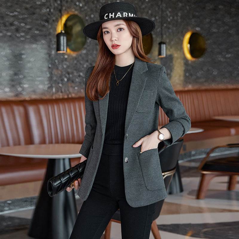 Professional office Business Tweed Blazer Women - www.Shopthatapp.com