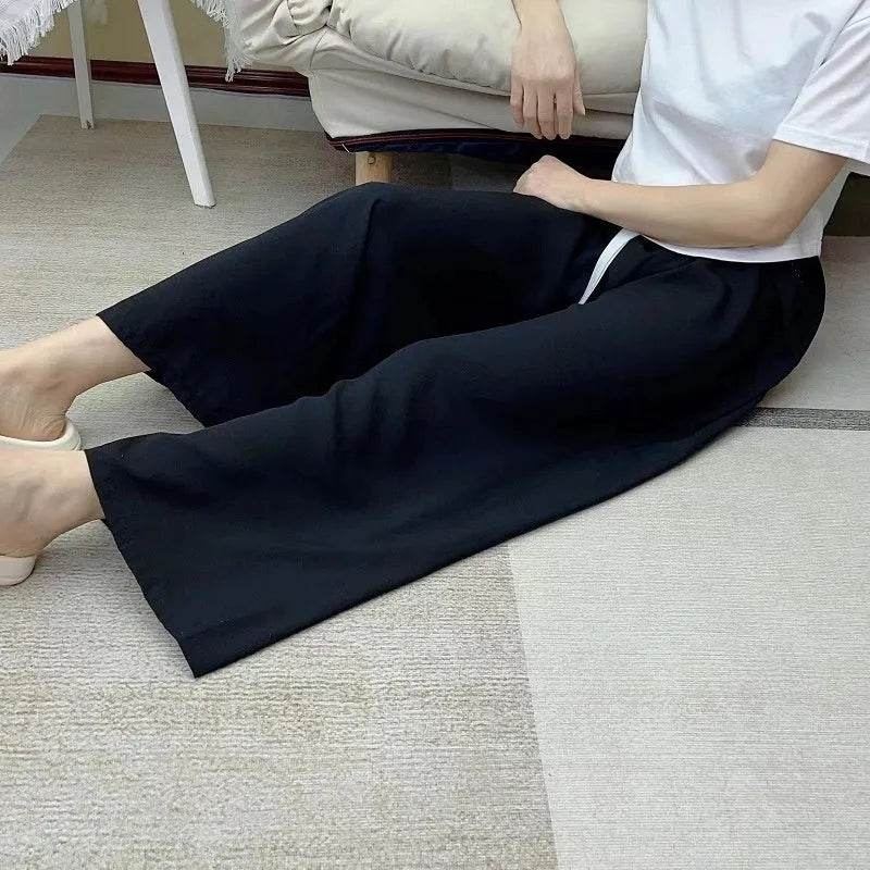 Cotton Silk Pajama Lounge trouser Pants Summer Women - www.Shopthatapp.com