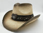 Summer Outdoor Ethnic Style Felt and Straw Cowboy Hat - www.Shopthatapp.com