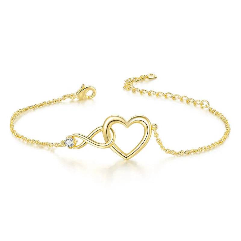 Heart-shape Bracelet Fashion Jewelry Versatile Love Bracelet Gift For Girlfriend Valentine's Day - www.Shopthatapp.com