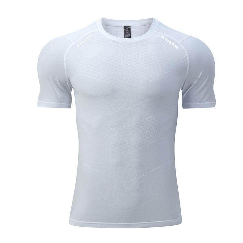 Muscle fit Gym T-shirt exercise shirts men's athletic shirt