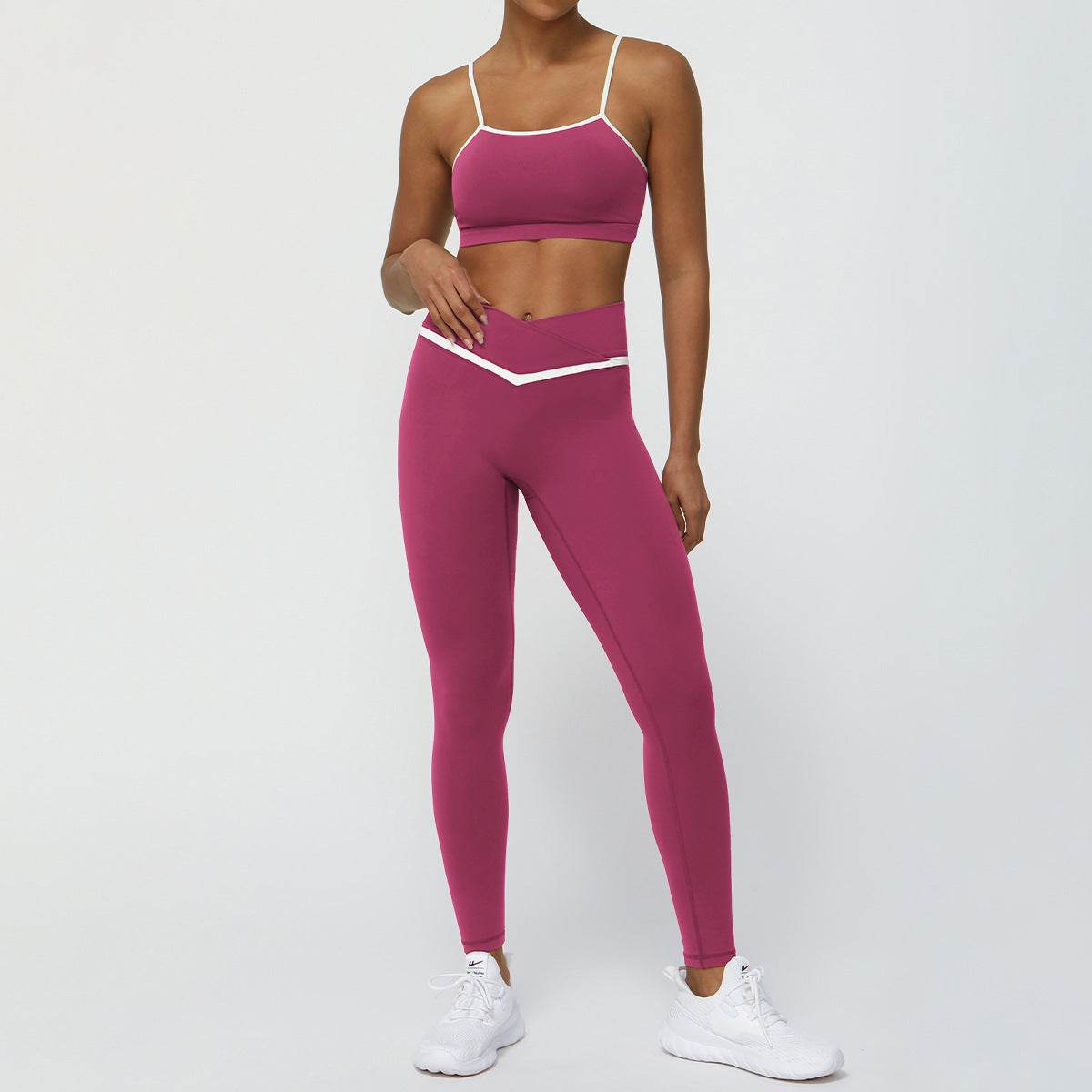 Workout Clothes for Women Running Yoga Outfit Set 2pcs - www.Shopthatapp.com