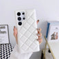 Diamond Plaid Samsung leather Phone case