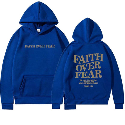 New Hoodie Faith Fear Men's And Women's Printed Sweatshirt’s - www.Shopthatapp.com