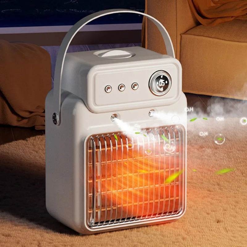 2 in 1 Indoor House Room Humidifier and Space Heater Warm Air Blower - www.Shopthatapp.com