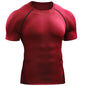 Quick Drying Men Short Sleeve Exercise Running Workout T-shirt Top - www.Shopthatapp.com