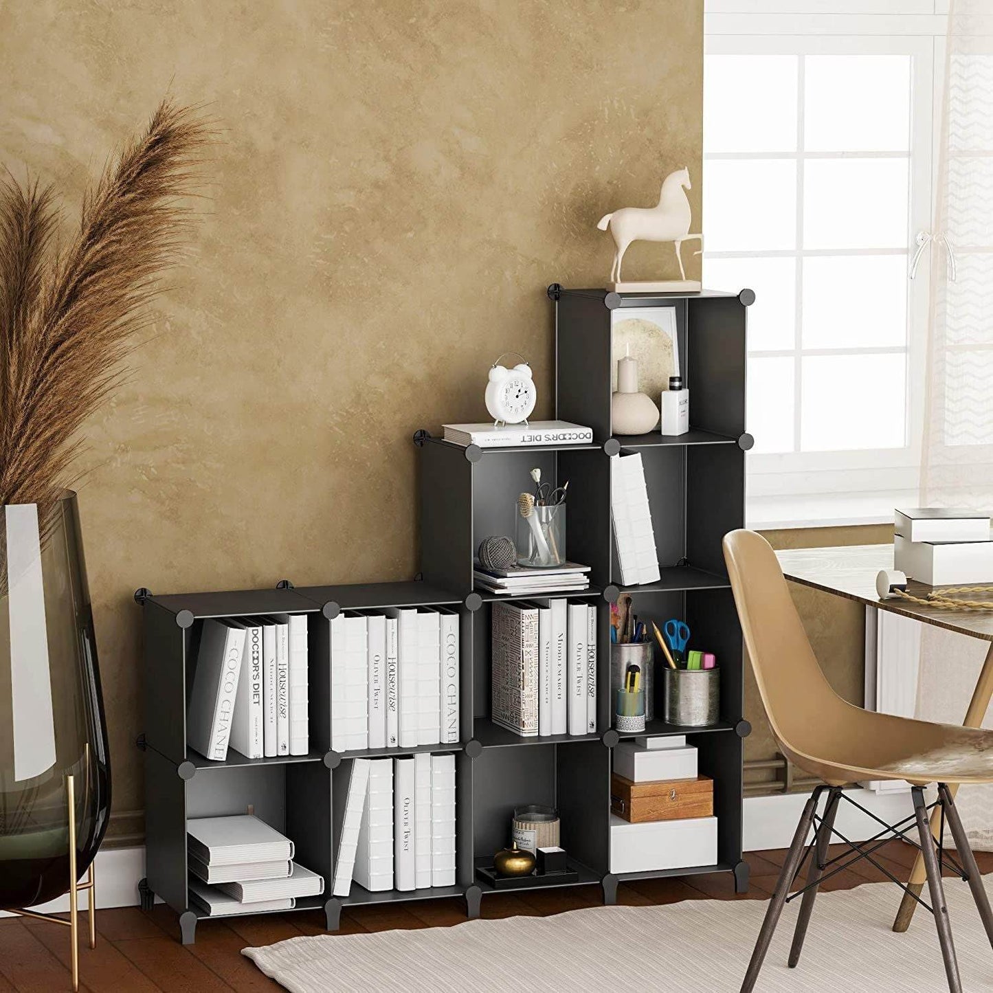 Simple Combination Of Plastic Storage Rack organizer - www.Shopthatapp.com