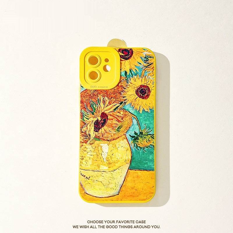 Sunflower silicone IPhone14 Case women - www.Shopthatapp.com