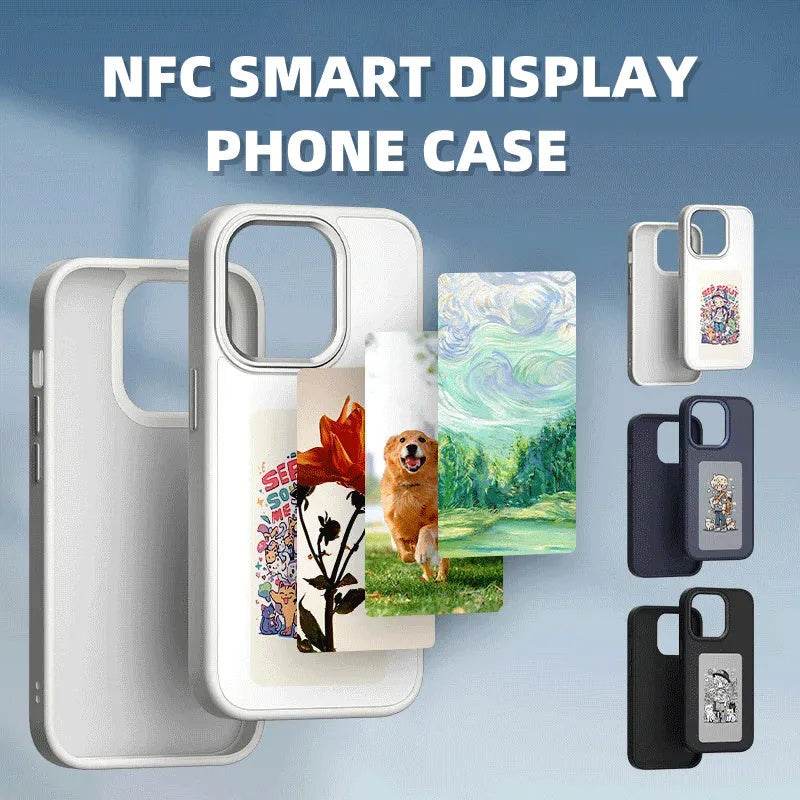 Smart Ink Screen Couple Phone Case NFC Sensor Projection Screen - www.Shopthatapp.com