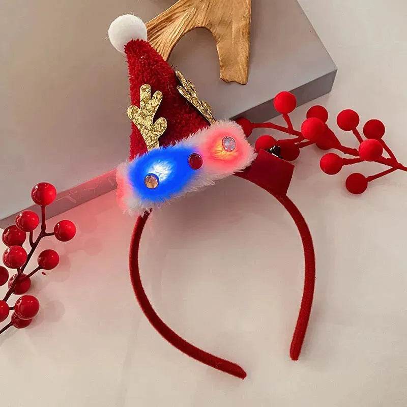 Christmas With Light Headband Snowflake Women's - www.Shopthatapp.com