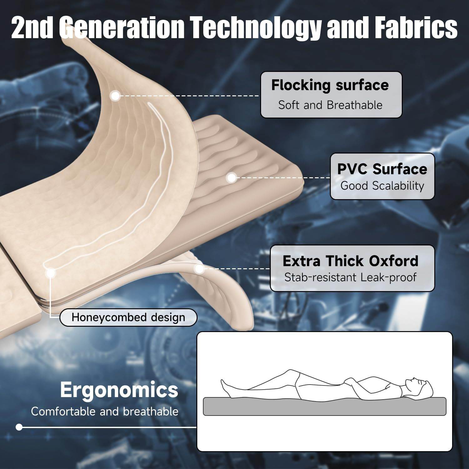 Inflatable Car Truck Outdoor Camping Air Mattress with 2 pillows - www.Shopthatapp.com