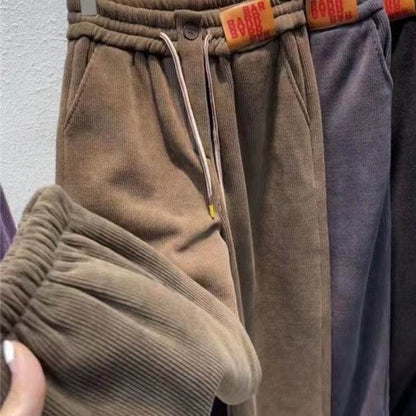 Leisure Trousers – Cotton Thick Flannel Sports Pants for Women - www.Shopthatapp.com