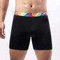 Summer Sports Spandex Plain Boxer Short Underwear for Men - www.Shopthatapp.com