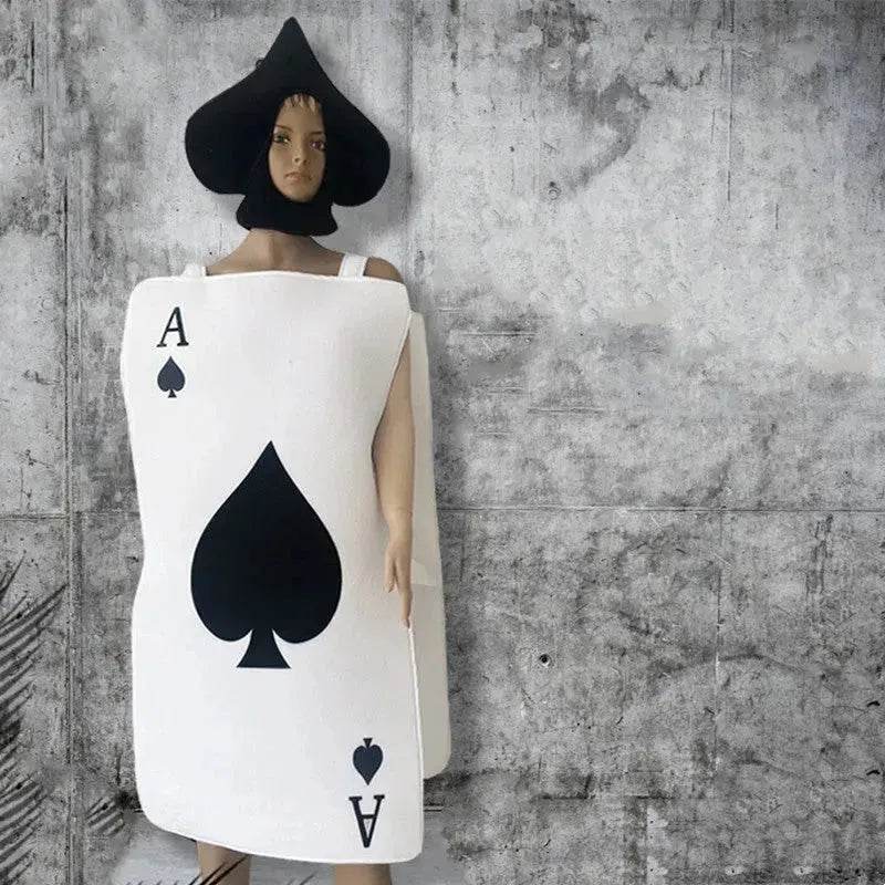 Unisex Poker Playing card costume Fun game costume - www.Shopthatapp.com