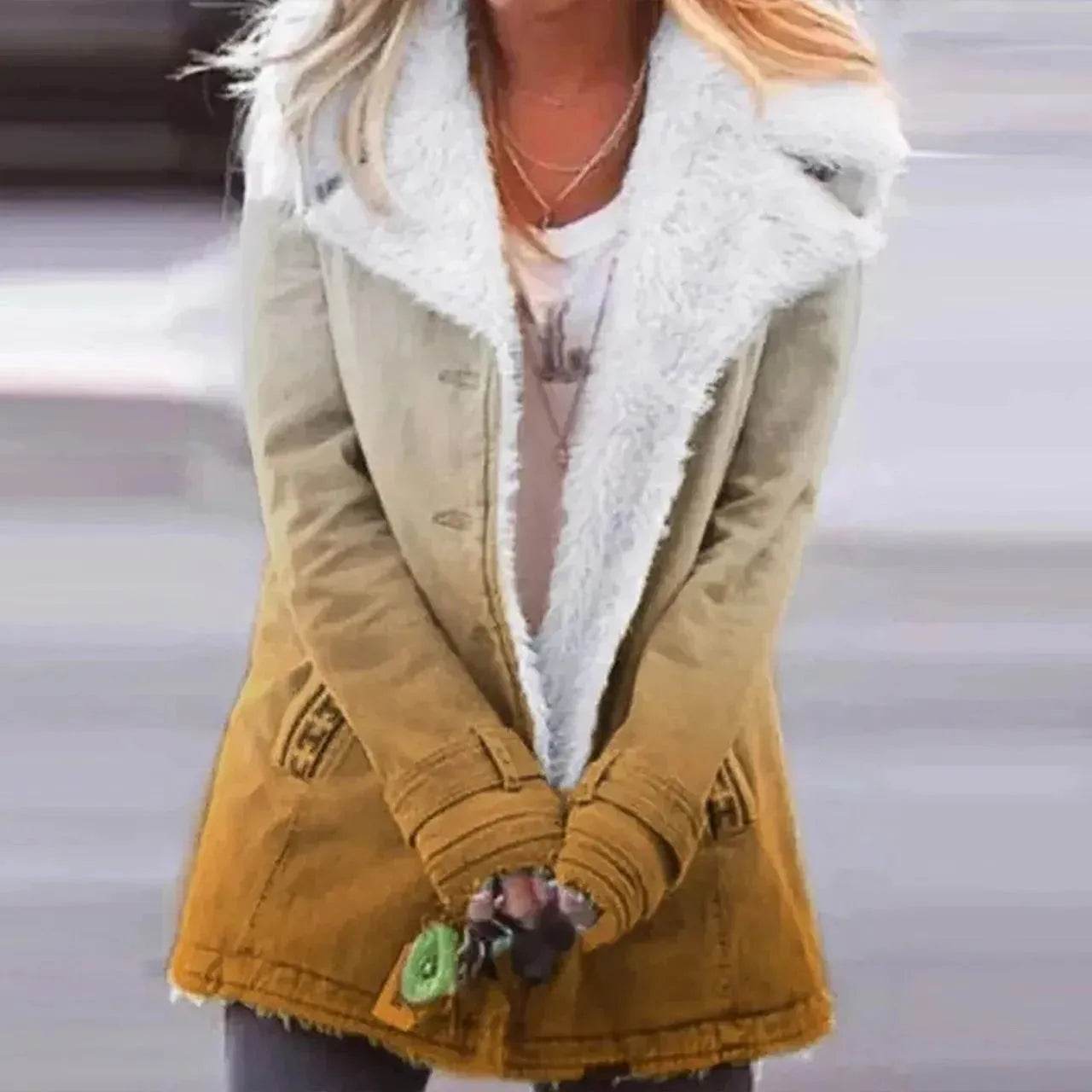 Women Woolen Padded Winter coat Winter Work Jacket - www.Shopthatapp.com