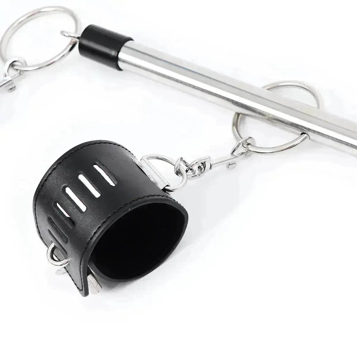 BDSM Toys Women Products Iron Tube Handcuffs Footcuffs Bondage Sets Bundled Toys - www.Shopthatapp.com