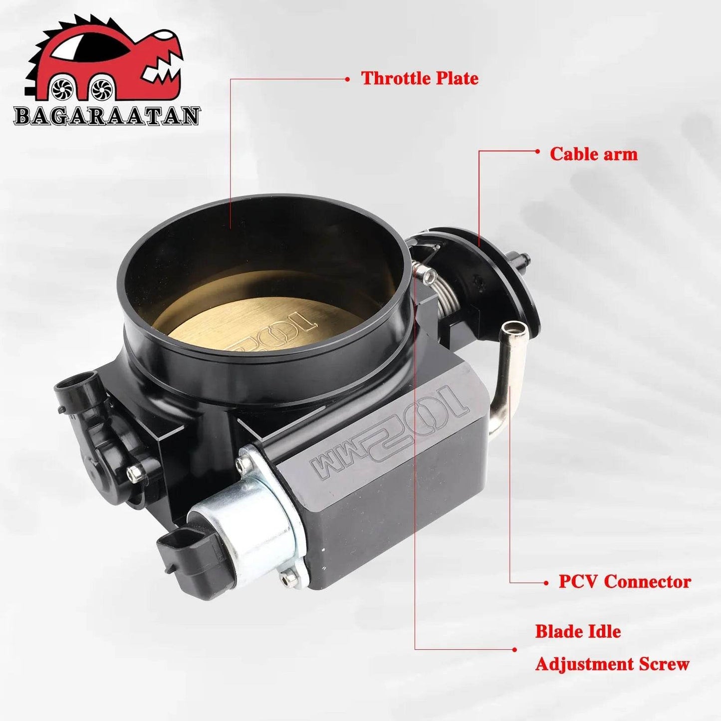 Auto LS1 Engine Intake Manifold 102MM - www.Shopthatapp.com