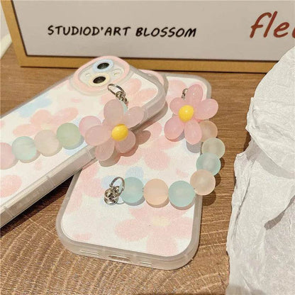 Fashion Flower Bracelet Silicone Phone Case - www.Shopthatapp.com
