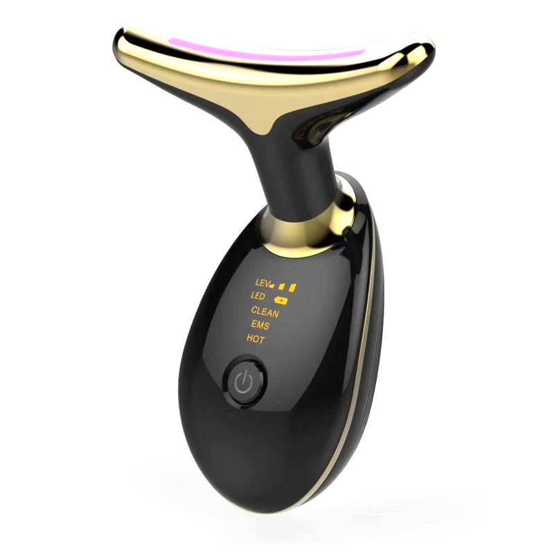 LED neck beauty device - Photon Therapy Neck Beauty Anti Wrinkle Machine EMS Tighten Massager - www.Shopthatapp.com