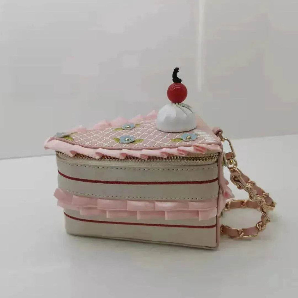 Cake Shaped Girl Handbag One Shoulder Diagonal Bag - www.Shopthatapp.com