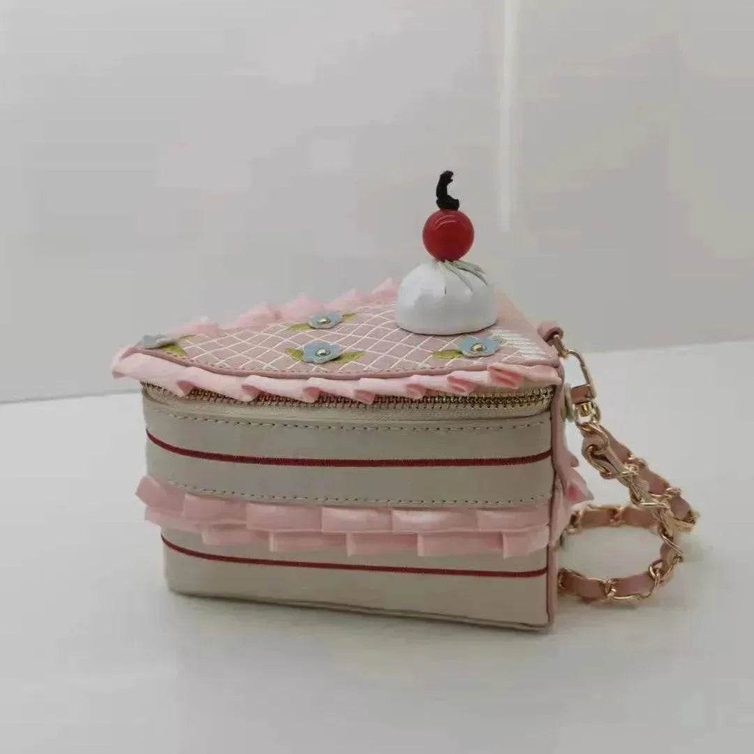 Cake Shaped Girl Handbag One Shoulder Diagonal Bag - www.Shopthatapp.com